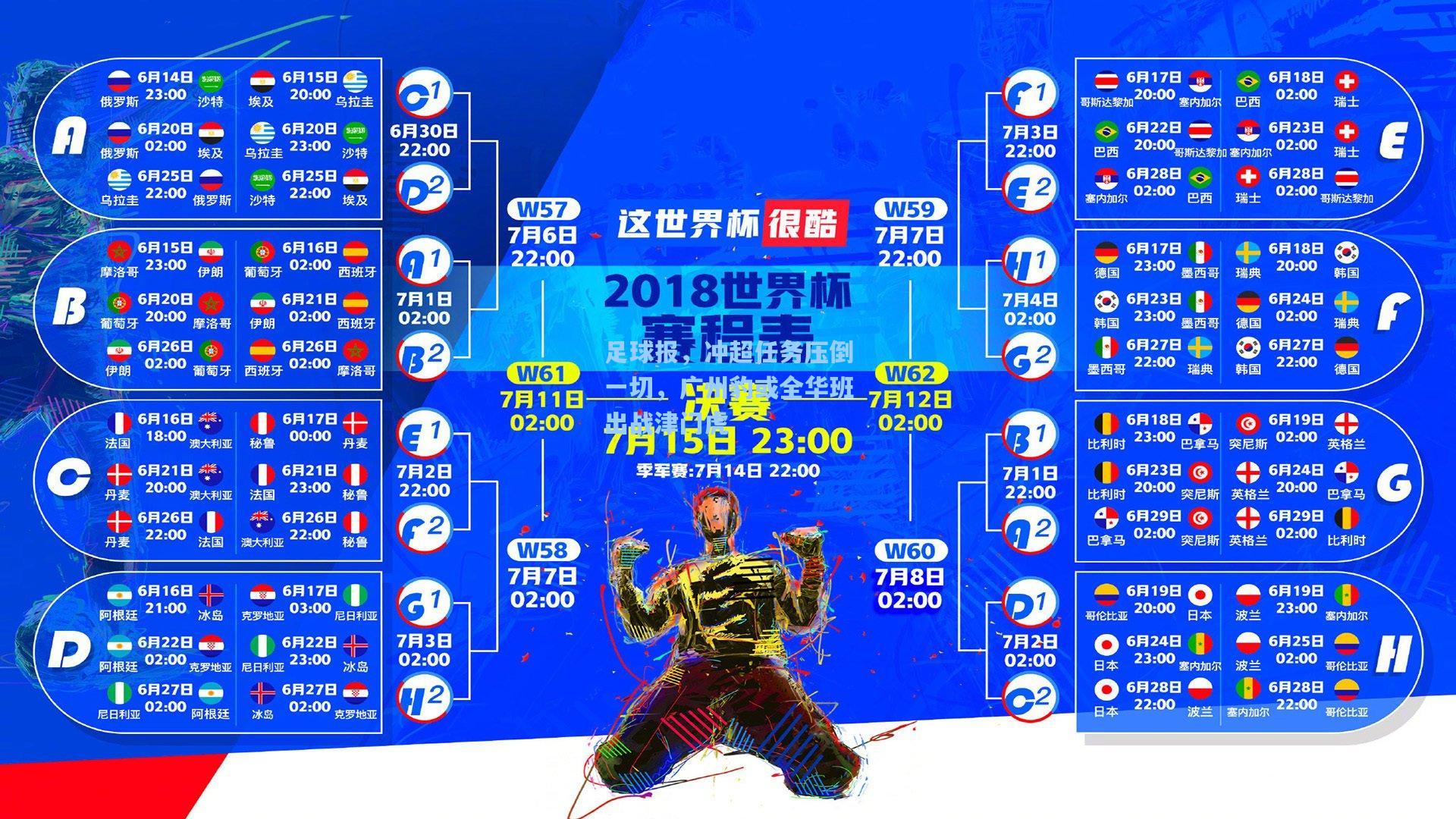 足球报，冲超任务压倒一切，广州豹或全华班出战津门虎